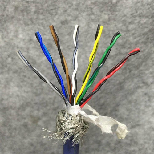 耐彎曲雙絞屏蔽拖鏈電纜